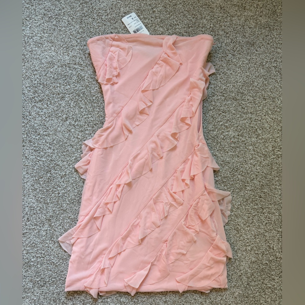 Strapless Ruffle Mini Dress - Picture 3 of 4